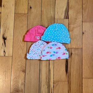 Set of 0-6 Month Gerber Hats